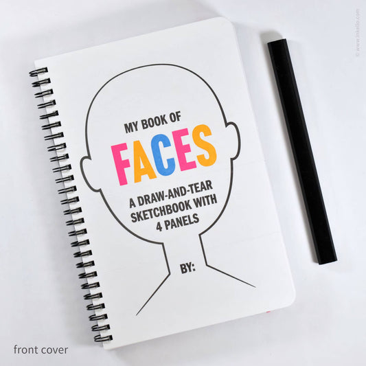 My Book of Faces Four-Panel Sketchbook (#365)