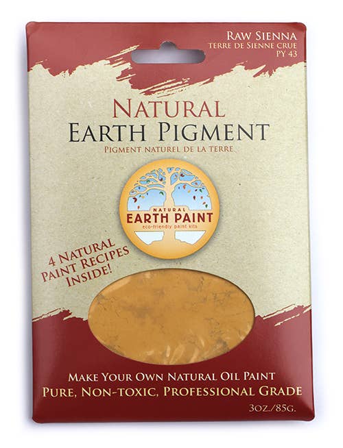 Raw Sienna Pigments- 3 oz.