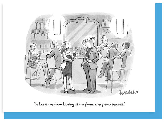 Phone Cone - Nelson Line Cartoon Card