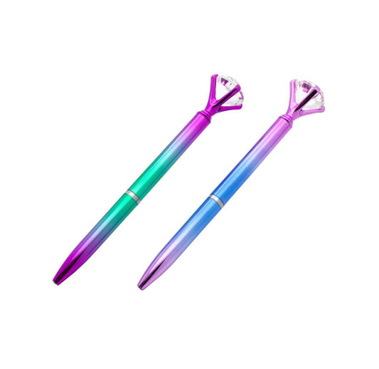 Sparkling Gem Pens with Black Ink