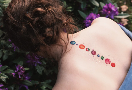 Planets Temporary Tattoos Stickers