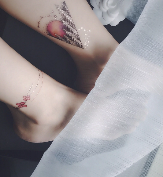 Triangles Temporary Tattoos Stickers