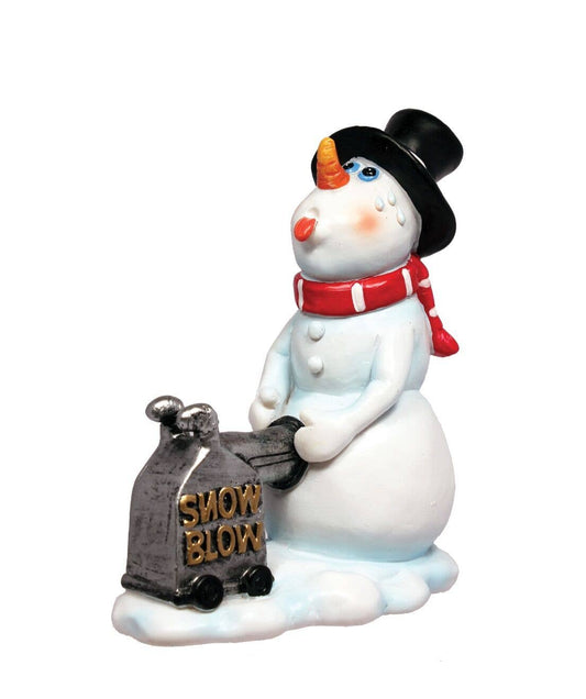 Crooked Santa Decor - Snow Blow