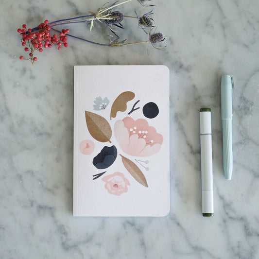 Peonies Layflat Journal