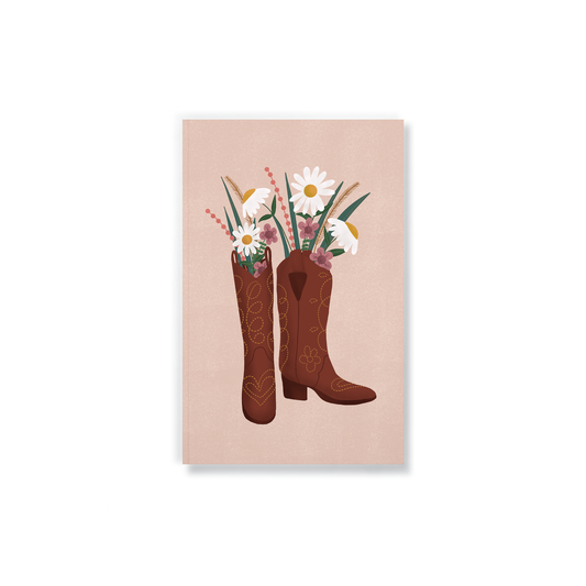 Boots & Flowers Classic Layflat Notebook