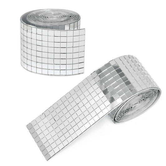 Wrapables 5mm x 5mm Self Adhesive Mirror Tiles