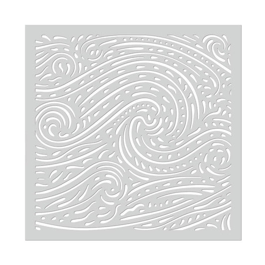 Starry Night Stencil