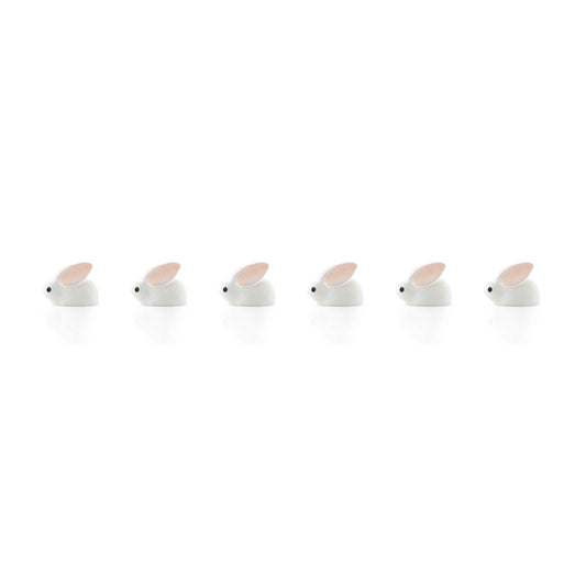 Colorful bunny magnets