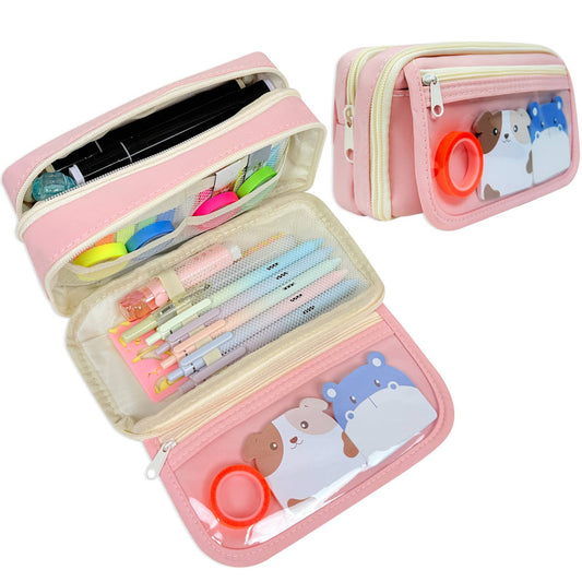 Wrapables 9 Compartment Large Capacity Pencil Case