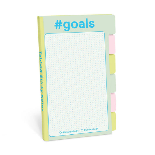 #Goals Tabbed Sticky Notes