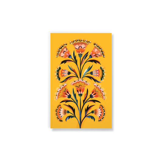 Golden Floral Classic Layflat Journal Notebook