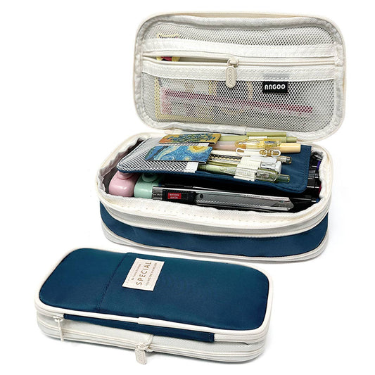 Wrapables Large Capacity Pencil Case Expandable Pencil Pouch