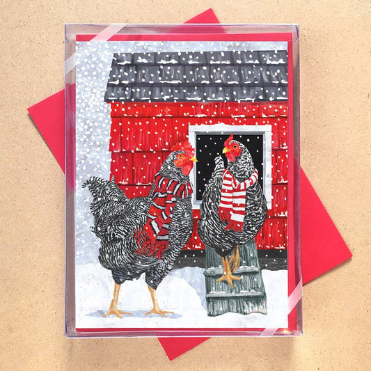 Happy Holiday Hens Boxed Holiday Cards