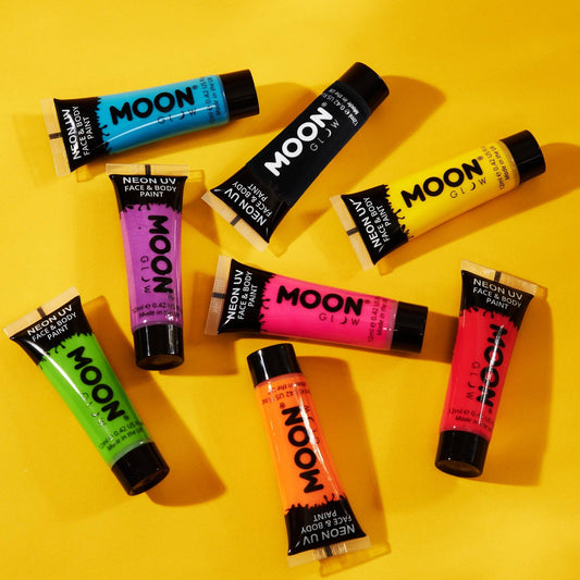 Neon UV Glow Blacklight Face & Body Paint Makeup