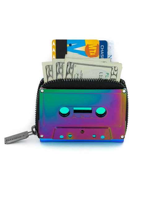 ZZZZZZZ: Cassette Tape Wallet-*BLANK Electro Black