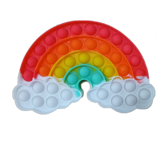 Poptastic Poppers: Rainbow Glow in the Dark Pop Fidget Toy