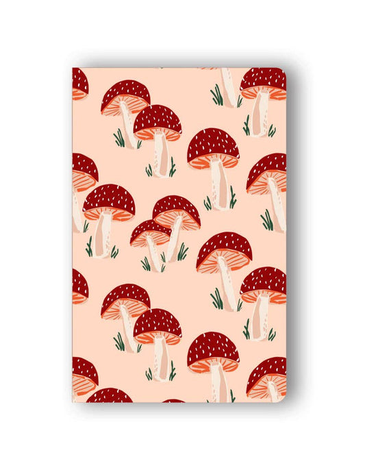 Peach Mushrooms Classic Layflat Journal Notebook