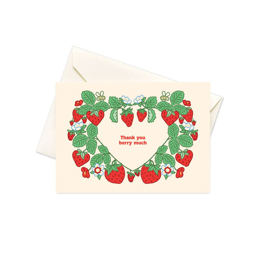 Strawberry Heart Boxed Notes
