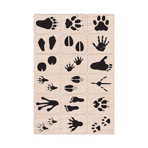 Animal Prints Ink 'n' Stamp Rubber Stamp Set
