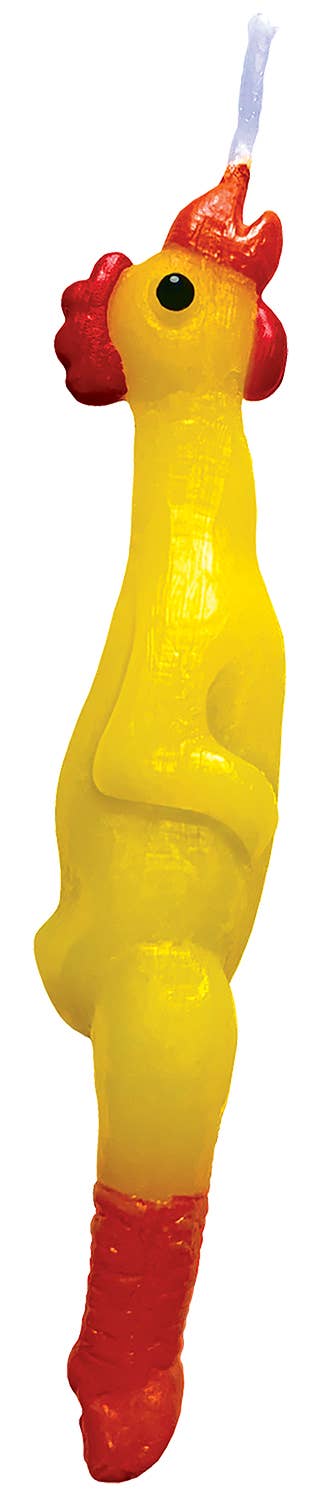 Rubber Chicken Candles - 5 Piece Set