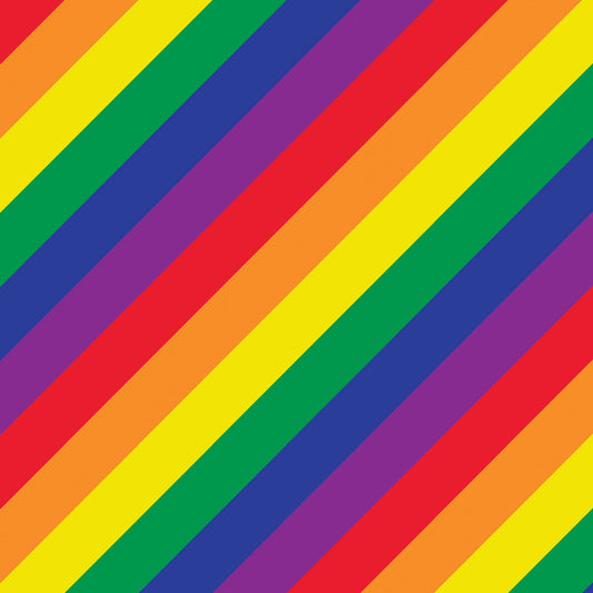 Rainbow Stripe Gift Wrap - Rolls