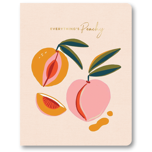 Everything's Peachy Medium Layflat Journal Notebook