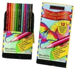 Multi-pastel Chalk Pencils, 12 Assorted Colors (6)