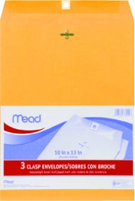 10x13 Clasp Envelopes 3/ PK 48pk/ Cn