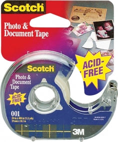 Photo Document Tape, 3/ 4" X 400", 6/ Bx