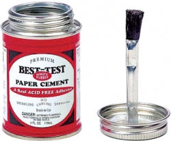 Rubber Cement,4oz,w/ Brush(72)