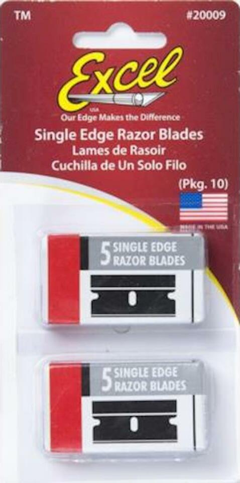 Excel Single Edge Utility Razor Blades (10)
