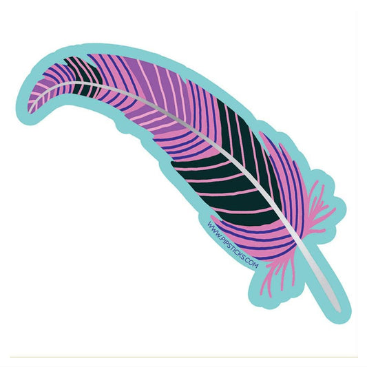 Soft Feather Vinyl Sticker