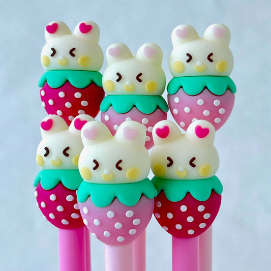 Strawberry Rabbit Gel Pen