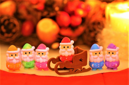 Iwako Santa Claus Erasers-30