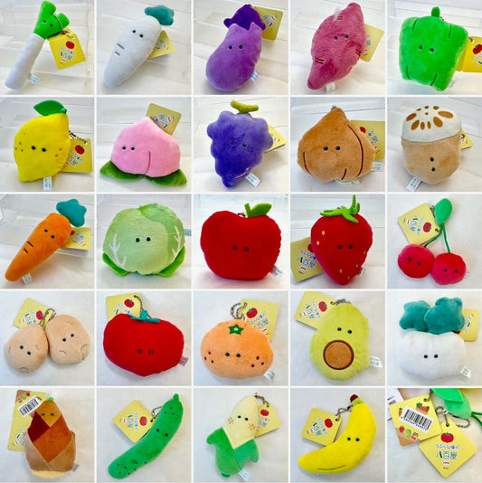 Fruits and Veggies Plush Charms 