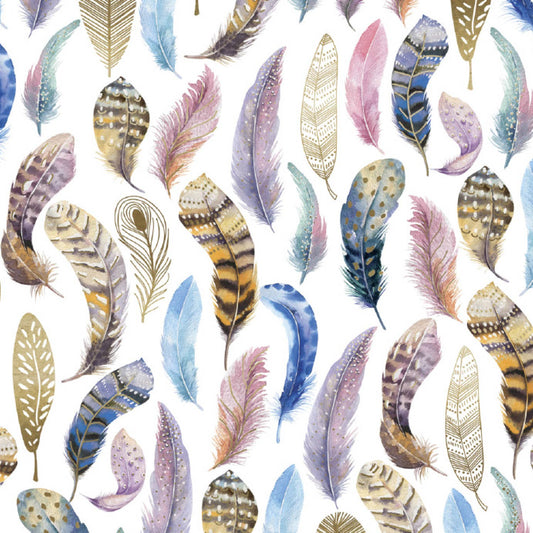 Featherly Tissue - Printed