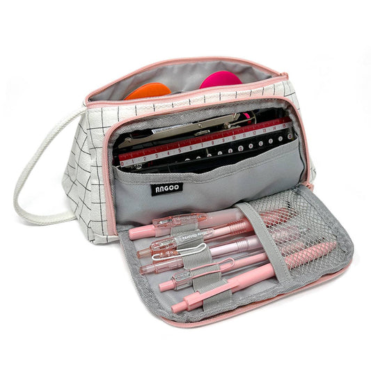 Wrapables Large Capacity Pencil Case, Portable Pencil Pouch