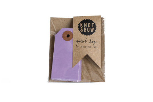Violet Parcel Tags