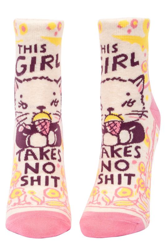 GIRL NO SHIT ANKLE SOCKS