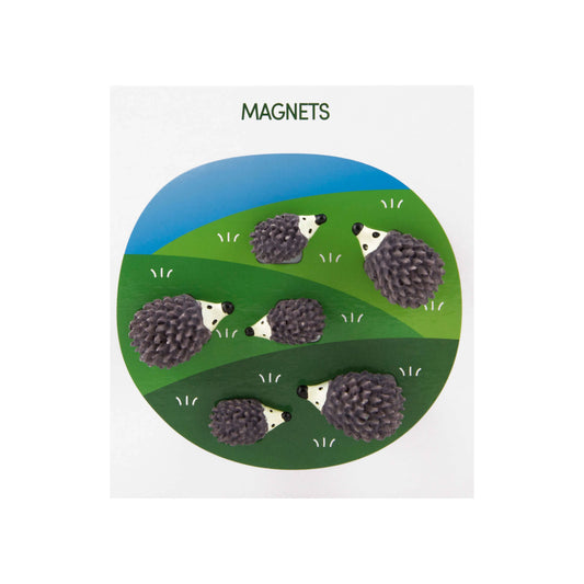 Colorful hedgehog magnets