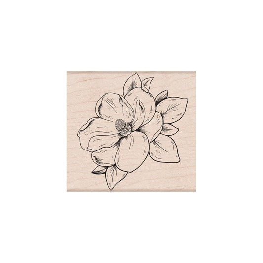 Hero Arts Flowering Magnolia Wood Stamps