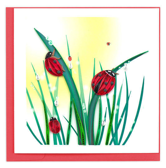 Ladybug Everyday Quilled Greeting Card