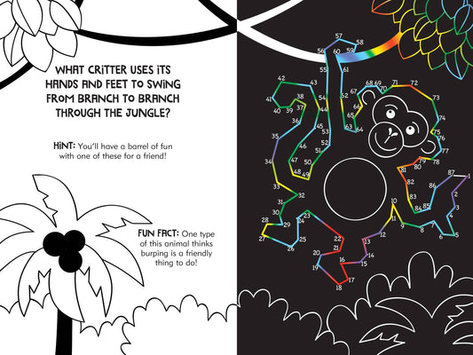 Dot-to-Dot Animals Scratch and Sketch