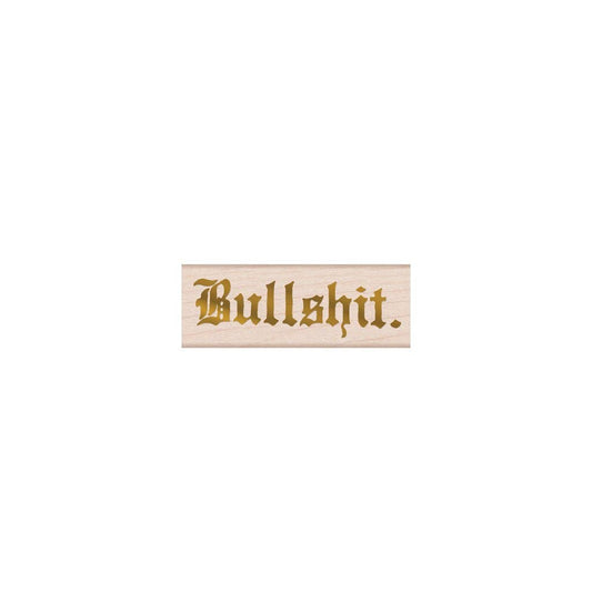 From the Vault Bullsh*t Handmade Rubber Stamp