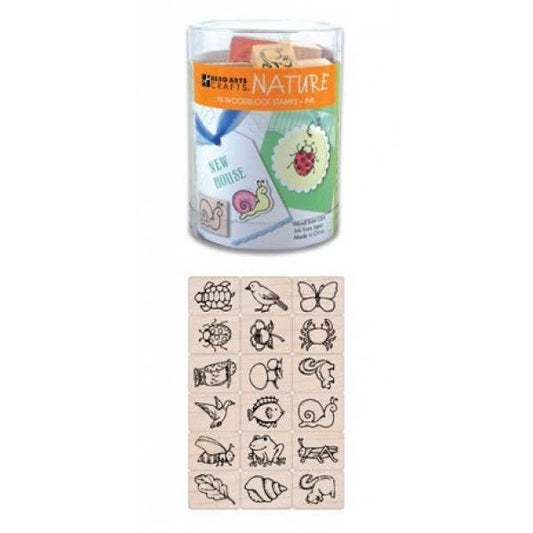 Ink 'n' Stamp Nature Rubber Stamp Set