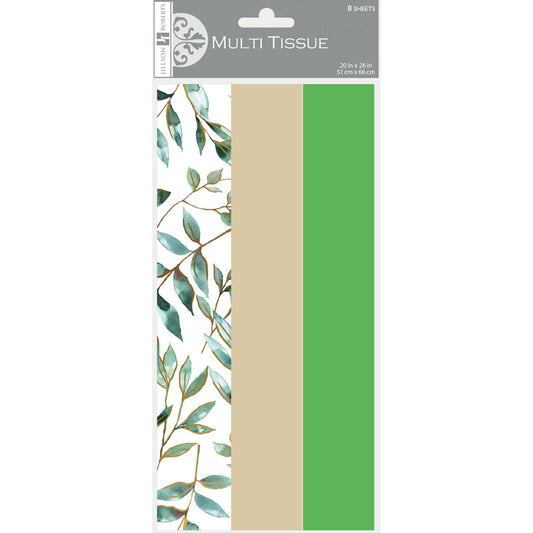 Elegant Leaves Tissue - Multi