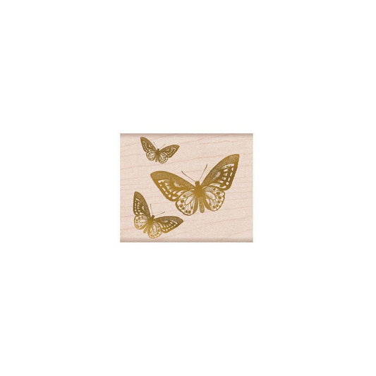 Butterfly Handmade Rubber Stamp