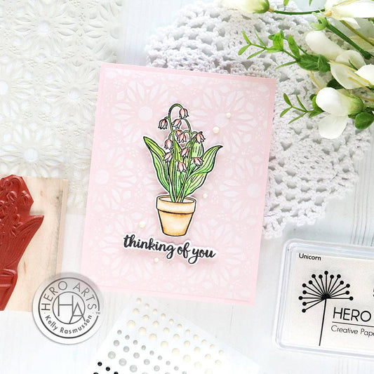 Lacy Floral Stencil