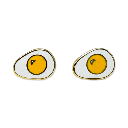 *SALE* Egg Enamel Earrings