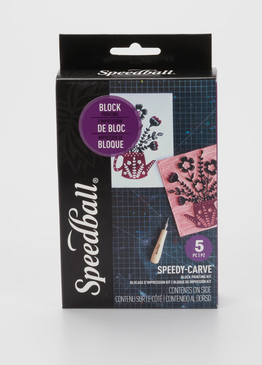 5 PC SPEEDY CARVE BLOCK PRINT KIT